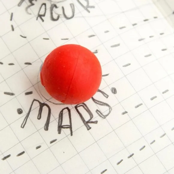 NWT Solar System Eraser Set - Picture 5 of 7